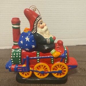 House of Hatten Santa on
Train Ornament